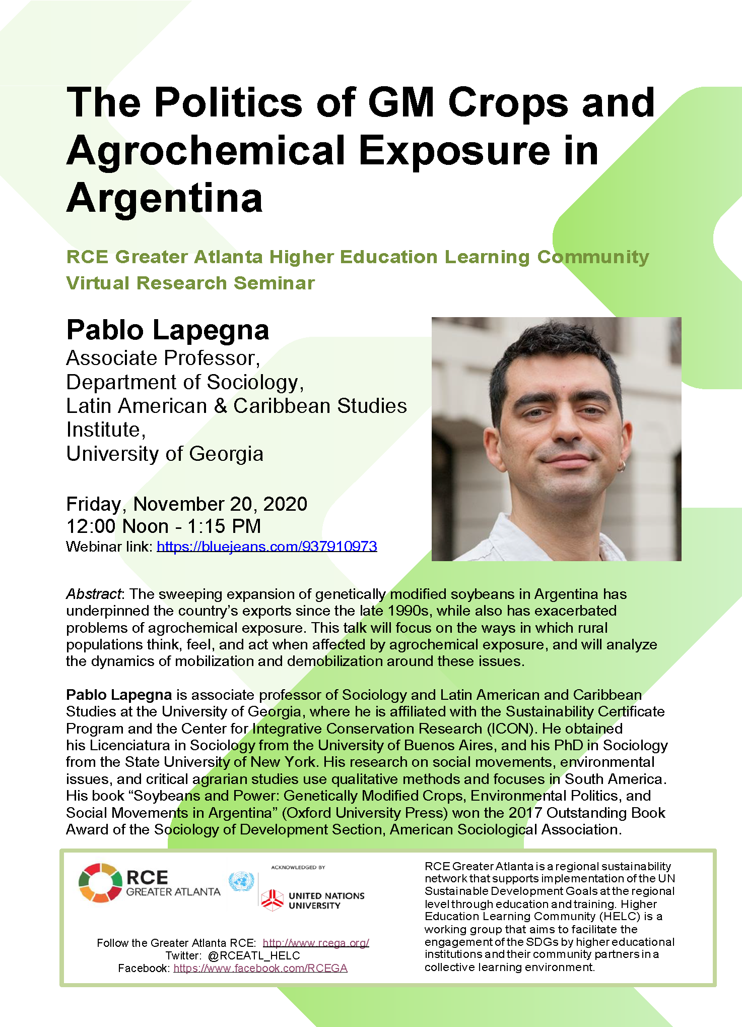 The Politics of GM Crops and Agrochemical Exposure in Argentina